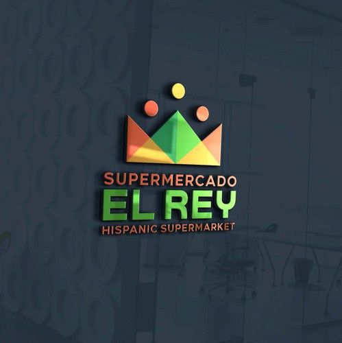 Rainbow brand with the title 'SUPERMERCADO EL REY'