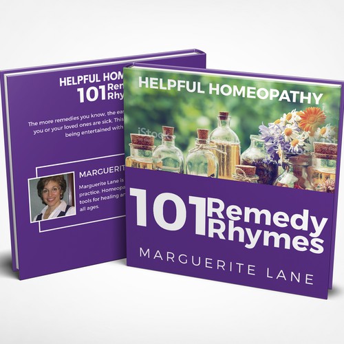 Medical book cover with the title 'Helpful Homeopathy-101 Remedy Rhymes'