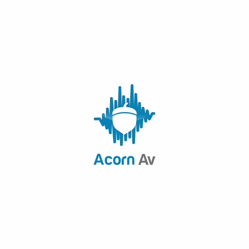 Sound wave design with the title 'Acorn Av'