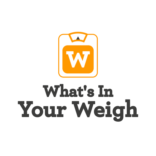 Diet logo with the title 'Logo concept for "What's In Your Weigh"'