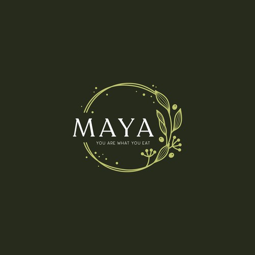 Olive logo with the title 'Maya'