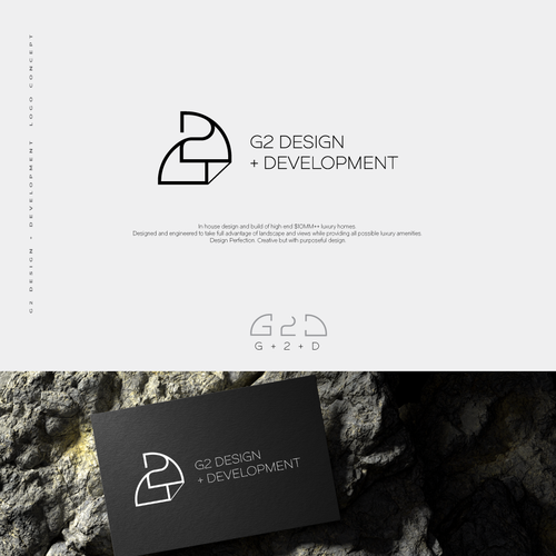 Construction company logo with the title 'Logo concept for construction'