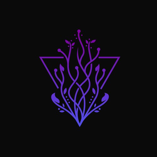 Super logo with the title 'Futuristic Adaptogen Beverage brand'