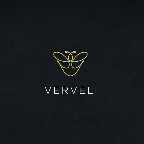 Butterfly design with the title 'Verveli'