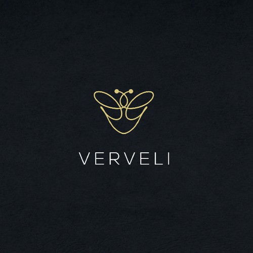 Butterfly logo with the title 'Verveli'