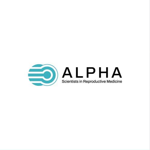 Scientist logo with the title 'Alpha'