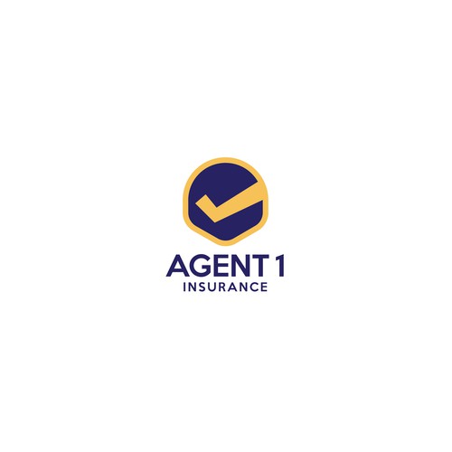 Insurance brand with the title 'AGENT 1 INSURANCE'