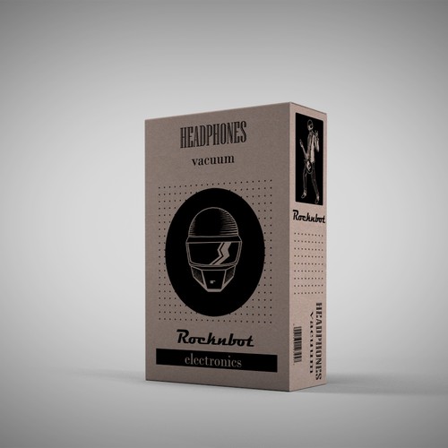 Parcel logo with the title 'create a rockband in an electronic shop for very creative designers'