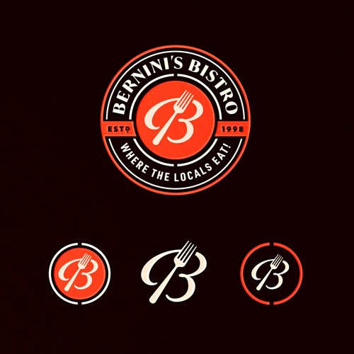 Bistro logo with the title 'Bernini's Bistro'