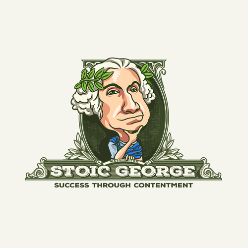 Dollar design with the title 'Winning Logo for Stoic George'