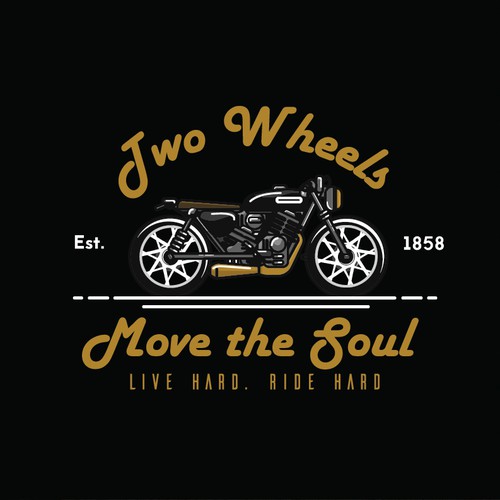 Quote design with the title 'Bike Illustration on T-shirt'