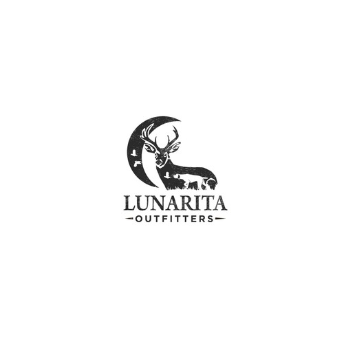 Hound logo with the title 'LunaRita Outfitters'