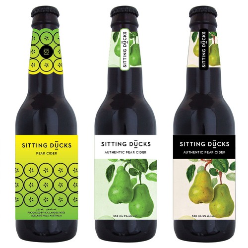 Cider label with the title 'Rocland Estates needs a new product label'