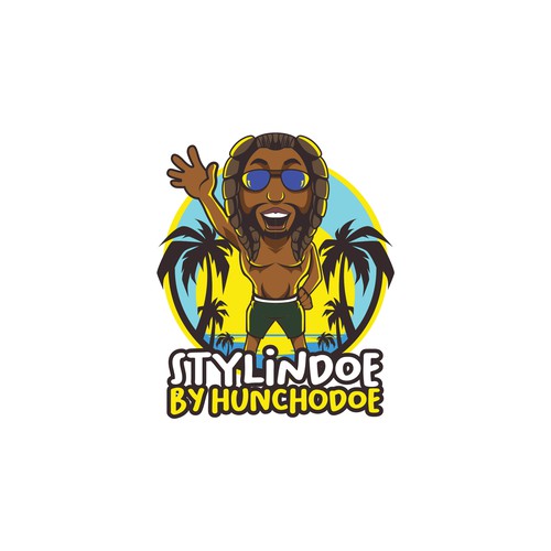 Beach bar design with the title 'Stylindoe by Hunchodoe'