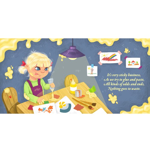 Illustrative artwork with the title 'Concept illustration for book'