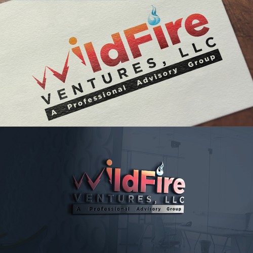 Fire brand with the title 'Wild Fire Logo Design'