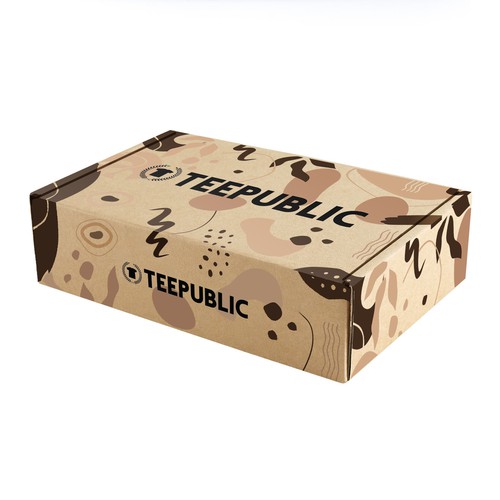 Creative packaging with the title 'Tee Public'