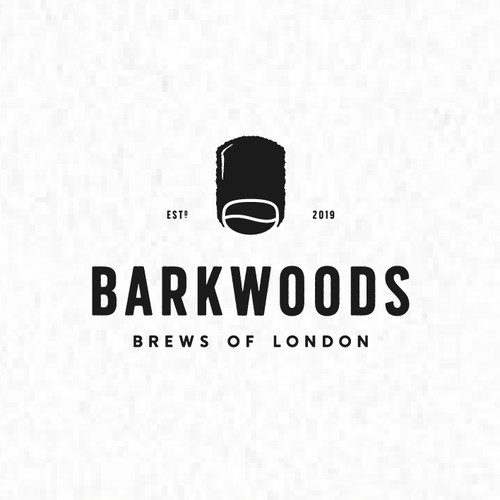 London logo with the title 'BARKWOODS'