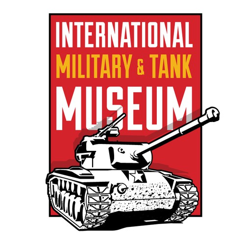 Armor design with the title 'International Military & Tank Museum'