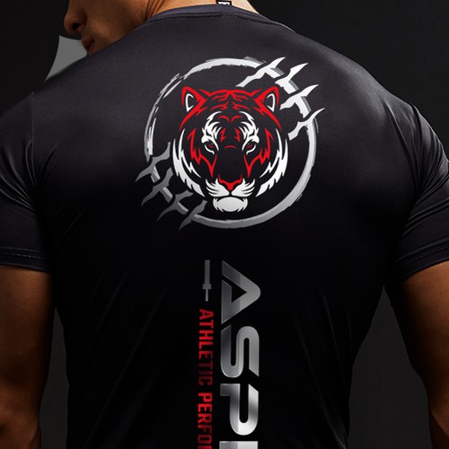 Weightlifting design with the title 'Gym/Fitness logo that screams "Strength, Power, and an Iron Will to Achieve'