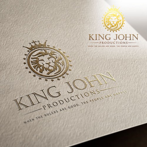 Lion brand with the title 'King John Productions'