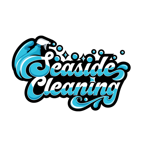 Cleaning company logo with the title 'Cleaning service logo'