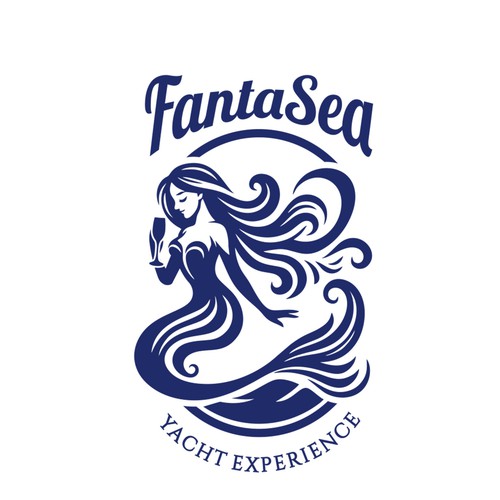 Yacht club logo with the title 'Logo for Yacht Charters'