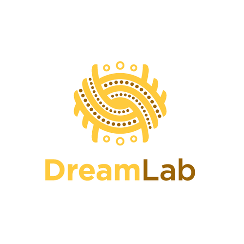 Dream catcher logo with the title 'Dream Lab: Create an Enduring Symbol for Dreaming'