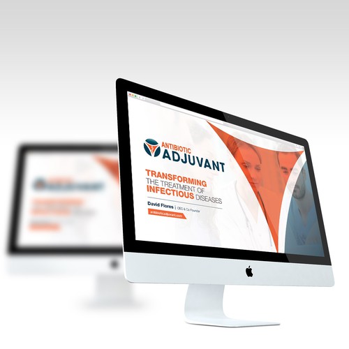 Hospital design with the title 'Polish Investor Power Point Deck'