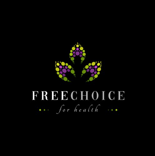 Healthy brand with the title 'Free choice for health Logo'