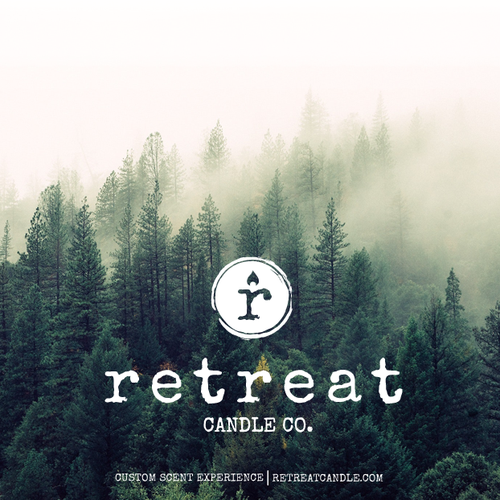 Wax logo with the title 'Logo design for custom scent candle shop.'