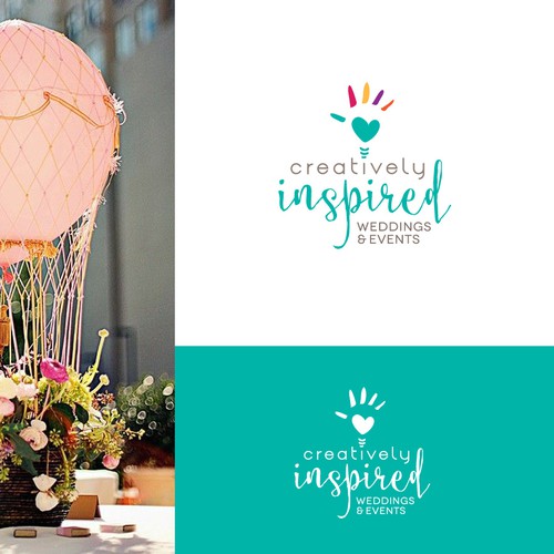 Wedding planner logo with the title 'Logo for Creatively Inspired'