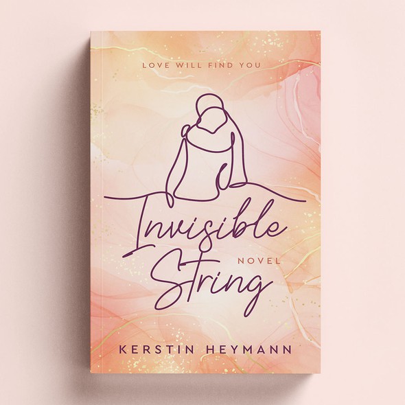 Romance book cover with the title 'Invisible String '