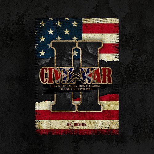 History book cover with the title 'Civil War II: How Political Division Is Leading To A Second Civil War'