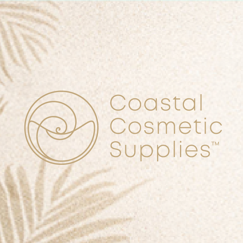 Ocean brand with the title 'Coastal Cosmetic Supplies Logo/Branding'