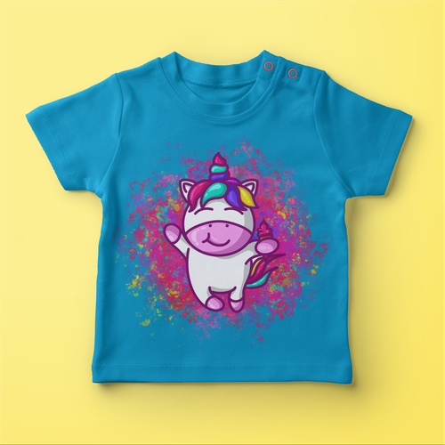 Unicorn t-shirt with the title 'Cute Unicorn For T-Shirt Design'