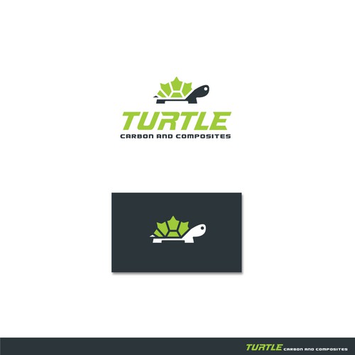 Turtle logo with the title 'Logo for Turtle Carbon & Composites'