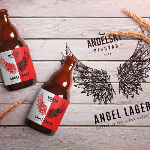 Craft label with the title 'Beer Label Concept'