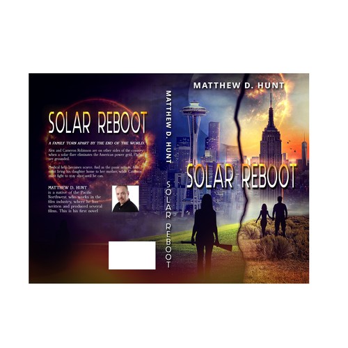 Family book cover with the title 'Solar Reboot'