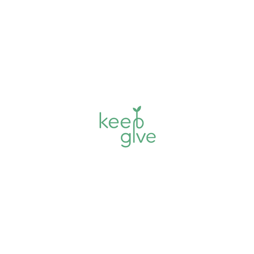 Chic logo with the title 'Keep Give - An eco-chic brand '