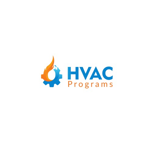 HVAC logo with the title 'A Logo that Appeals to Future HVAC Technicians'