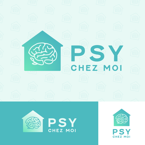 Calm logo with the title 'Psy Chez Moi | Therapy at home'