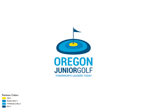 Youth logo with the title 'Oregon Junior Golf'