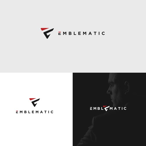 Attractive logo with the title 'Emblematic Clothing Logo Design'