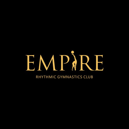 Gymnastics logo with the title 'empire logo '