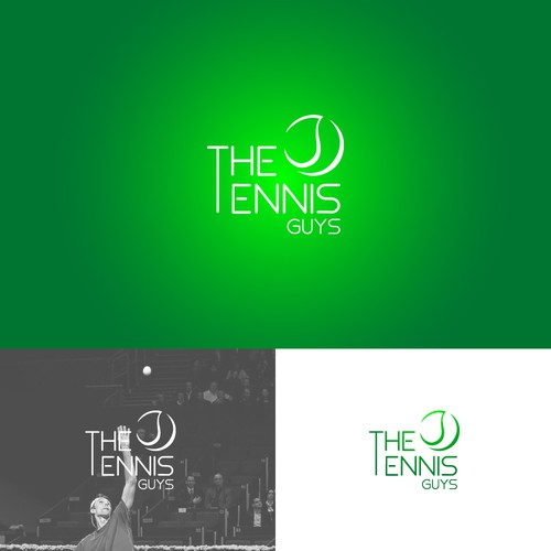 Badminton logo with the title 'Logo Design'