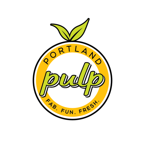 Juice bar design with the title 'Fun Fresh Logo for Juice & Salad Bar'