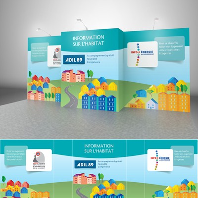 Trade Show Booth Design for non-profit organization