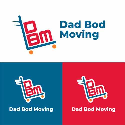Express logo with the title 'Dad Bod Moving Logo'