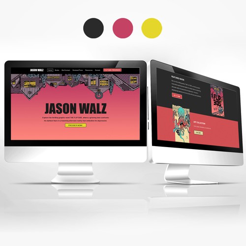 Book website with the title 'Jason Walz'